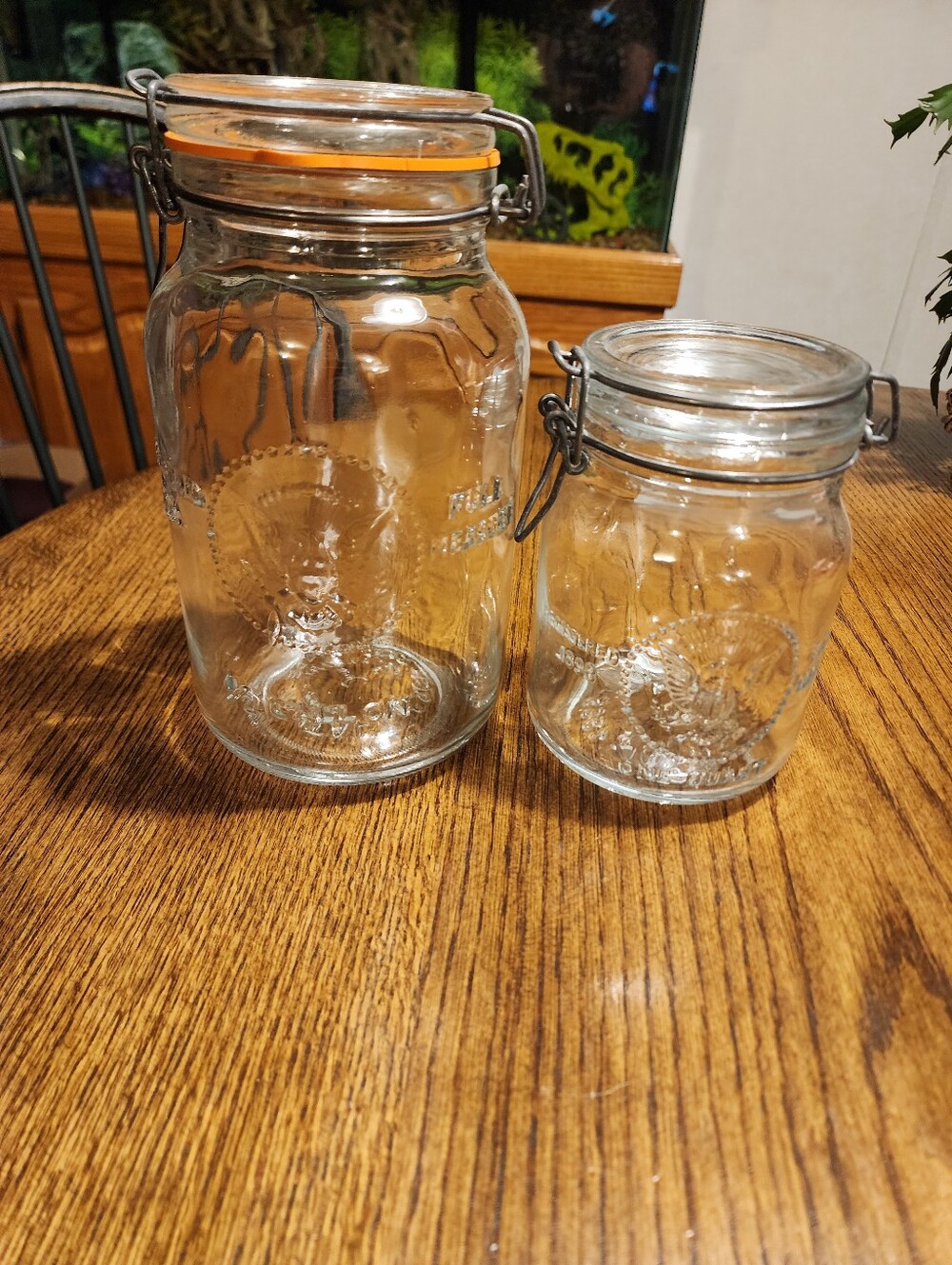VTG Glass Jars 1965